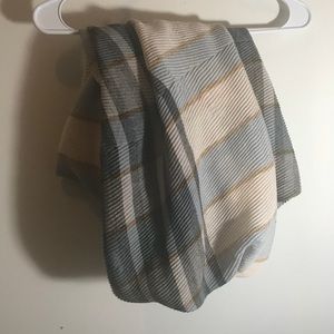 Infinity scarf in a silk like fabric. From TjMaxx